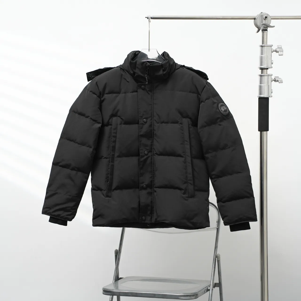 P740 CANADA GOOSE丨Canada Goose 29 New 2048 Hairless Collar Hooded Down Jacket Color: Black Black Label Size: XS-XXL